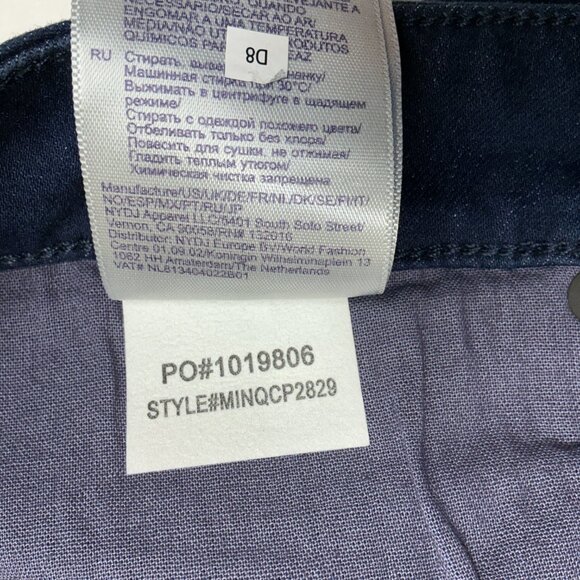 SZ.6 CAPRIS NYDJ Chloe 5-Pocket Capris - Rinse a374985 - Picture 8 of 12